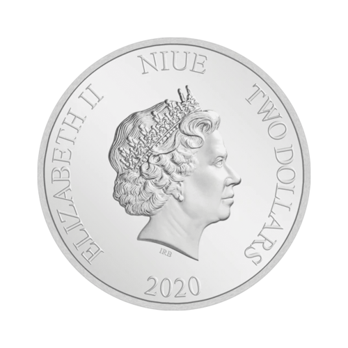 1 troy ounce zilveren munt Disney Mickey Mouse - Aim High 2020 Proof voorkant