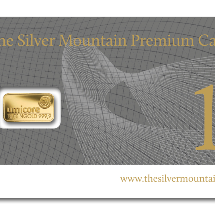 The Silver Mountain Premium Card 1 gram back