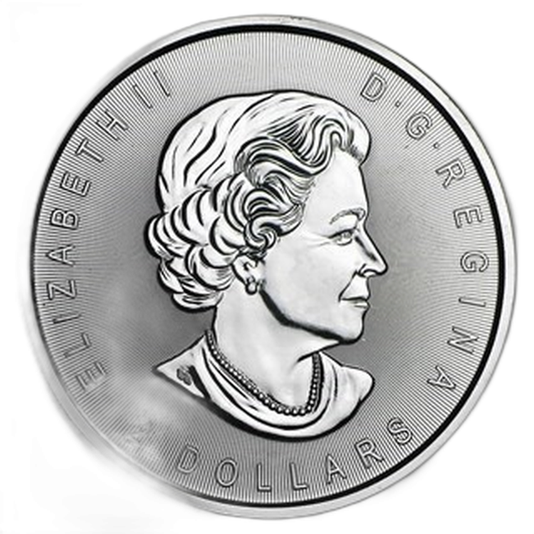 3/4 Troy ounce zilveren Howling Wolves munt - 2016 achterkant