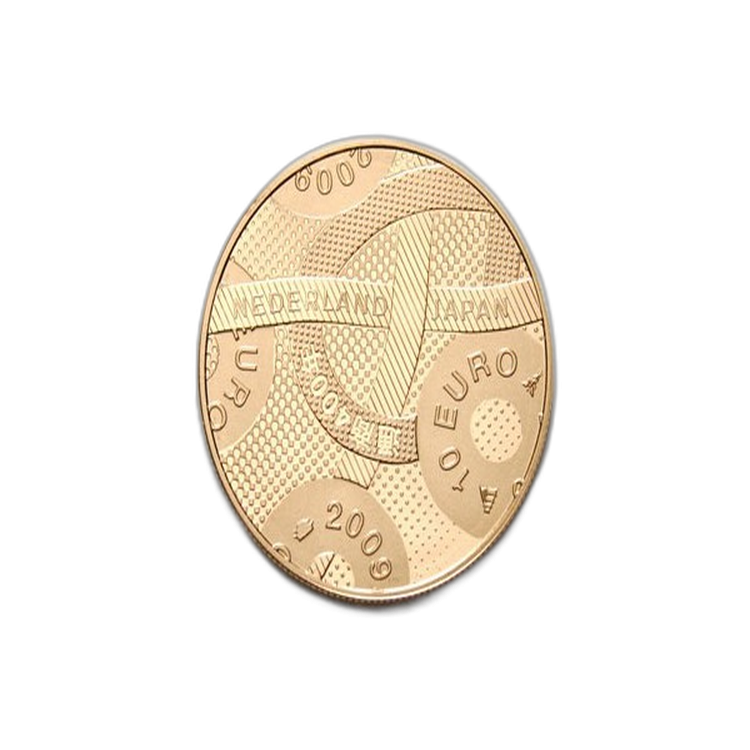 Gold ten guilder coin Japan - 2009 back