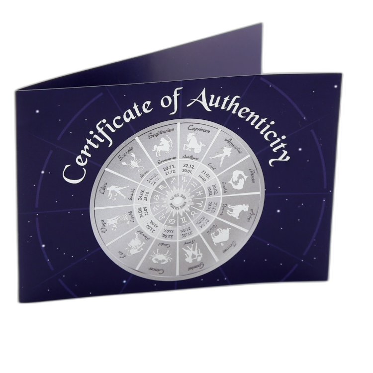 10 kilogram zilver Niue Zodiac munt 2017 achterkant