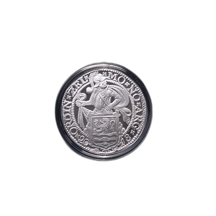 1 Troy ounce silver coin restrike Lion Dollar 2018 Proof back
