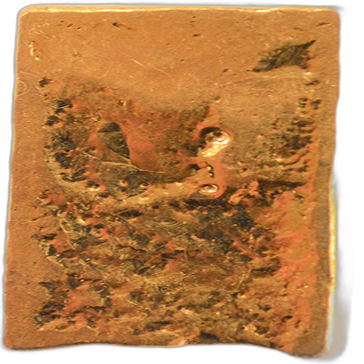 Rare gold bar 99.91 grams Fraccari back