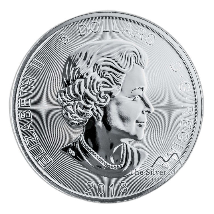 1 Troy ounce silver coin Wolf 2018 - Predator series back