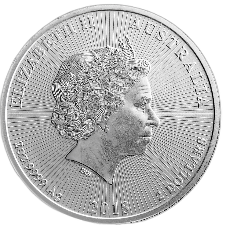 2 Troy ounce zilveren munt Koala Mother and Baby 2018 perspectief 2