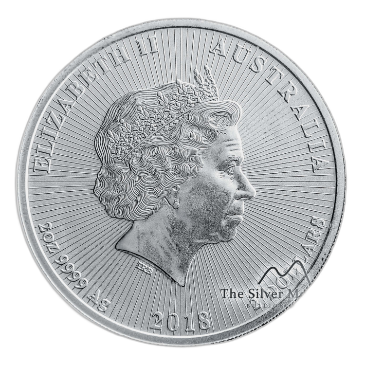 2 Troy ounce zilveren munt Koala Mother and Baby 2018 perspectief 3