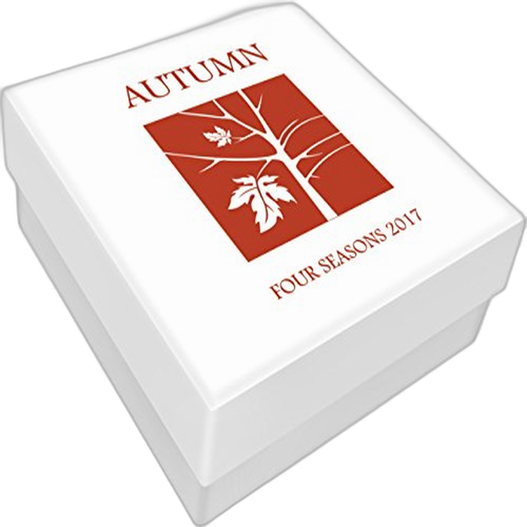 2 Troy ounce zilveren munt Niue Autumn 2017 achterkant