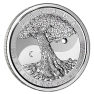 10 Troy ounce silver coin Tree Of Life front