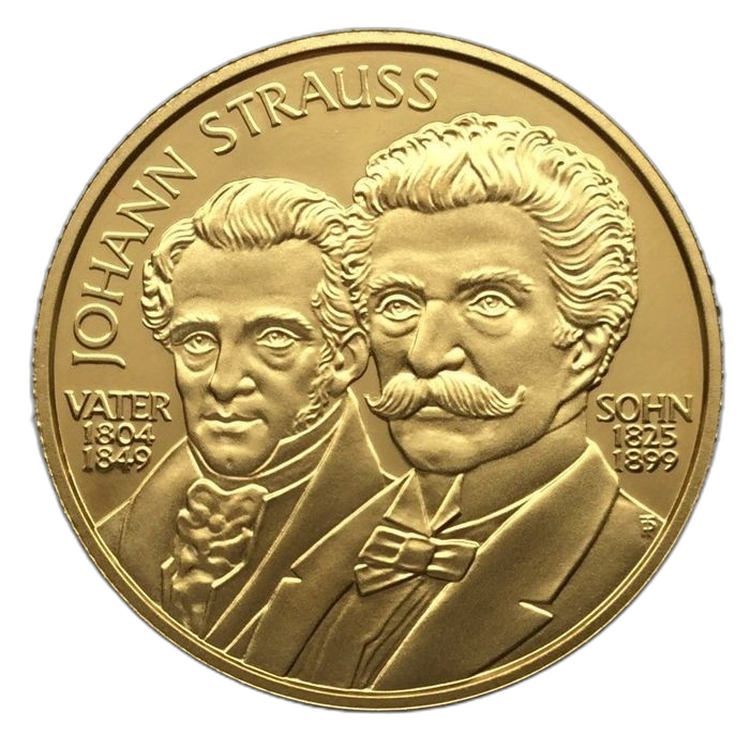 Gouden munt 500 Schilling Oostenrijk achterkant