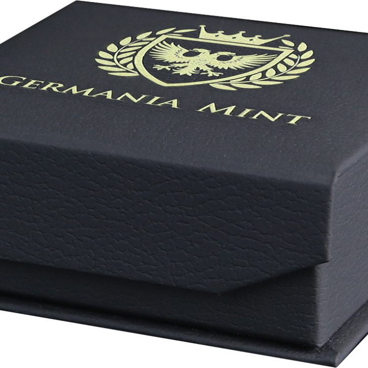 1 Troy ounce zilveren munt Germania Proof perspectief 1