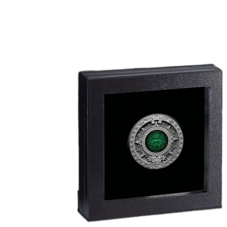 2 Troy ounce zilveren munt Niue Azteekse kalender 2019 achterkant