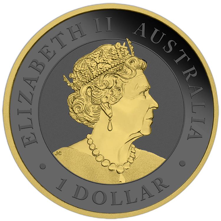 1 Troy ounce zilveren munt Golden Ring - Wedge Tailed Eagle 2019 achterkant