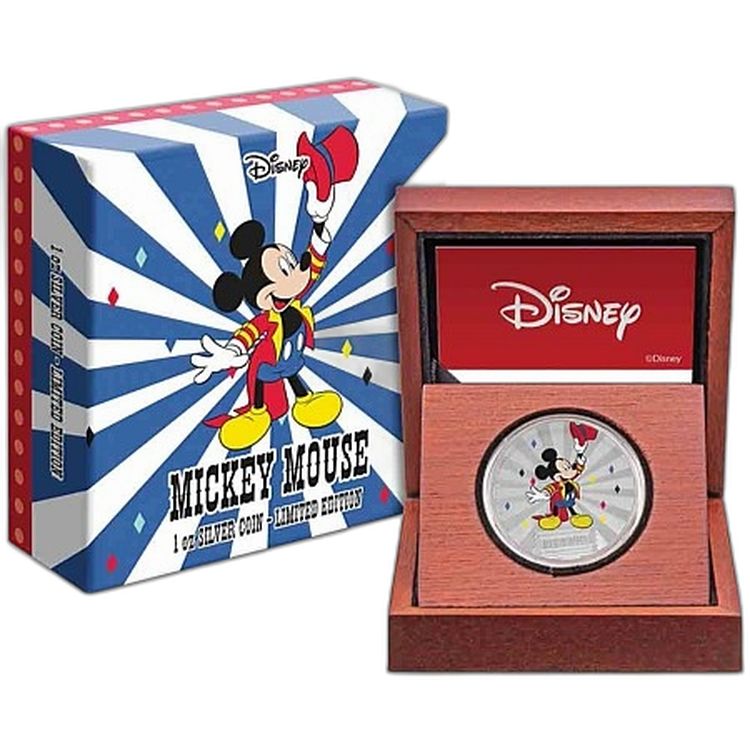 1 Troy ounce zilveren munt Disney - Carnival Mickey Mouse 2019 perspectief 1