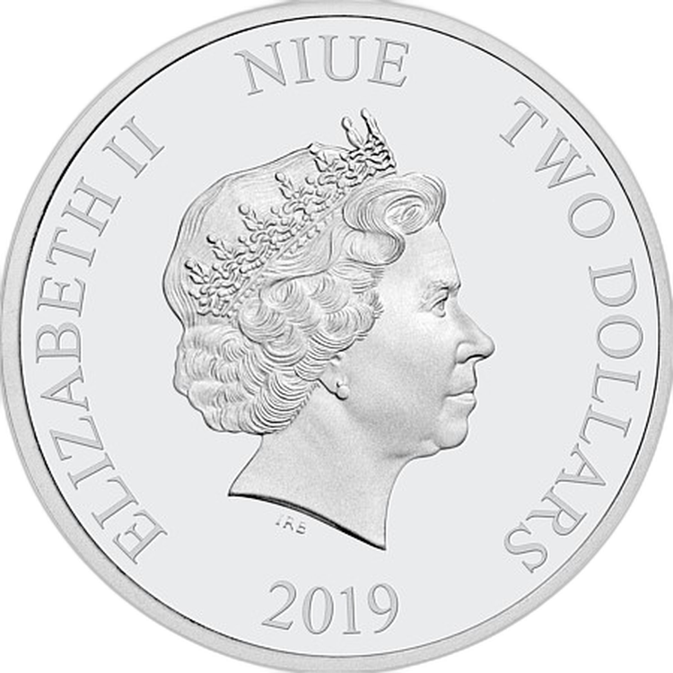 1 Troy ounce zilveren munt Disney - Carnival Donald Duck 2019 perspectief 1