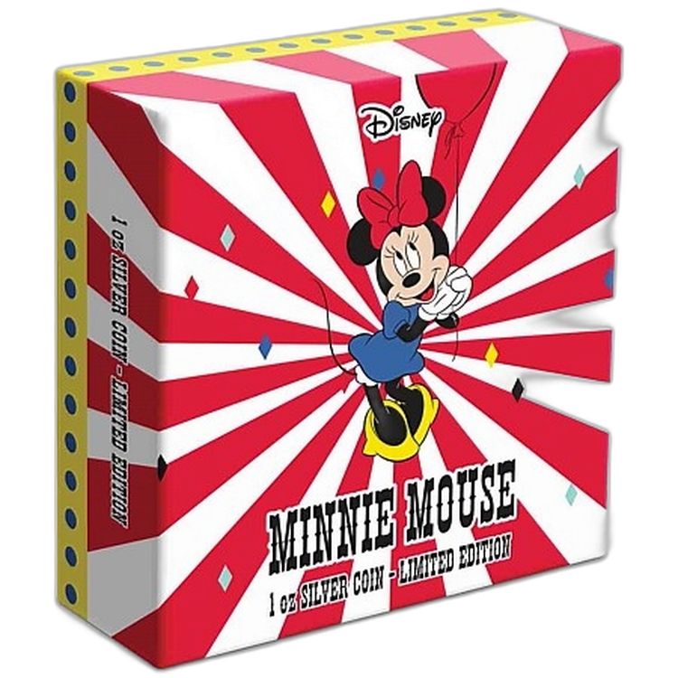 1 Troy ounce zilveren munt Disney - Carnival Minnie Mouse 2019 perspectief 2