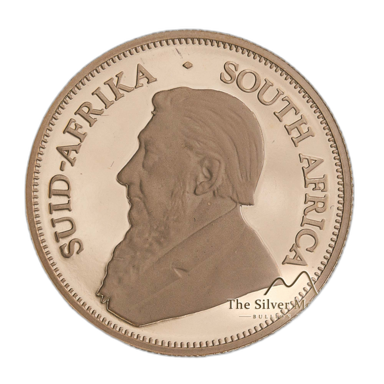 1/4 Troy ounce gold coin Krugerrand proof angle 1