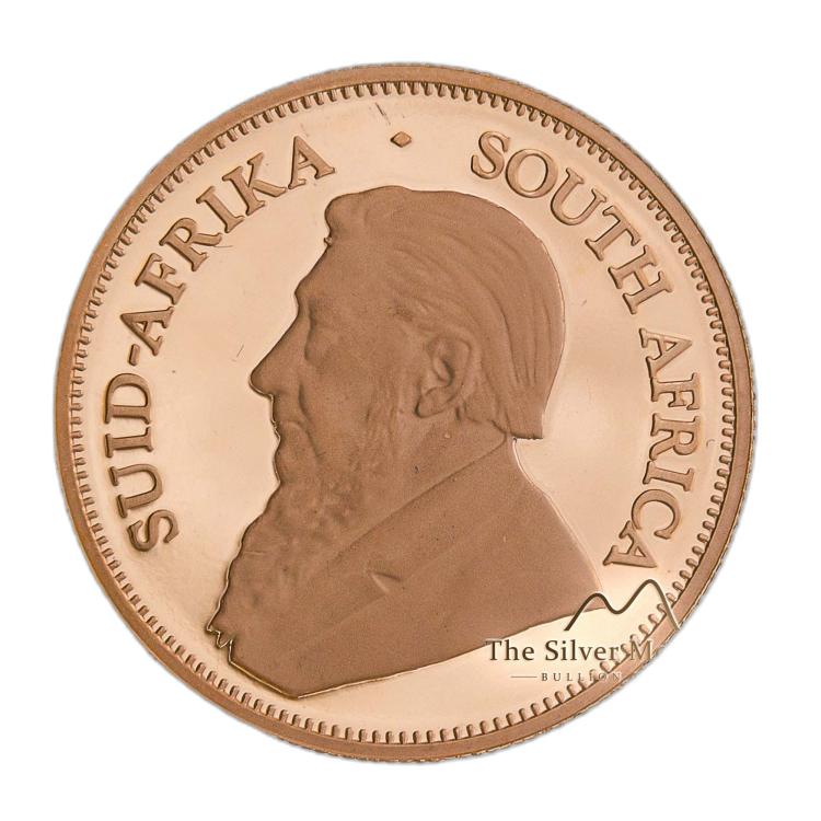 1/4 Troy ounce gold coin Krugerrand proof angle 2
