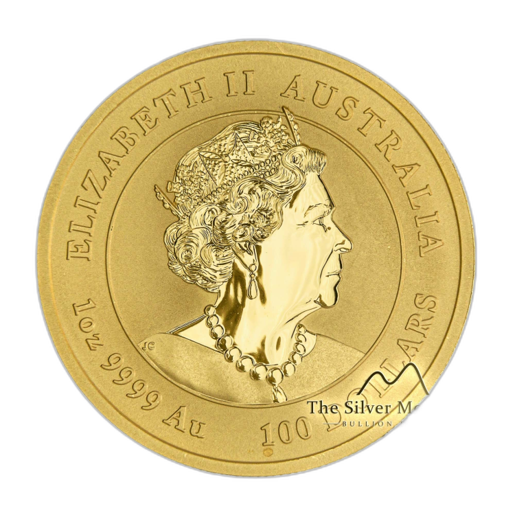 1 Troy ounce gouden munt Lunar 2020 achterkant