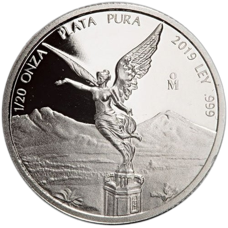 1.90 Troy ounce zilveren munten set Mexican Libertad perspectief 5