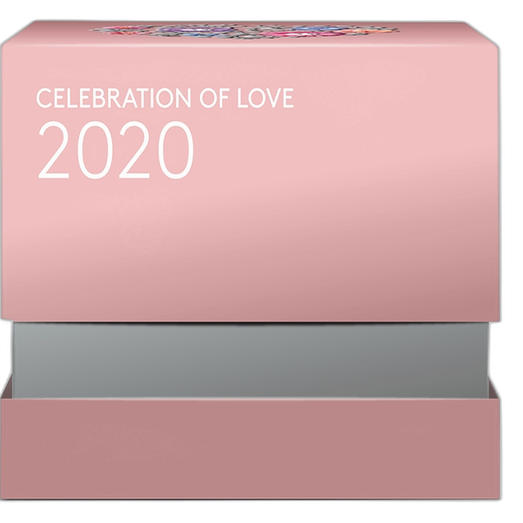 Zilveren munt Celebration of Love 2020 achterkant