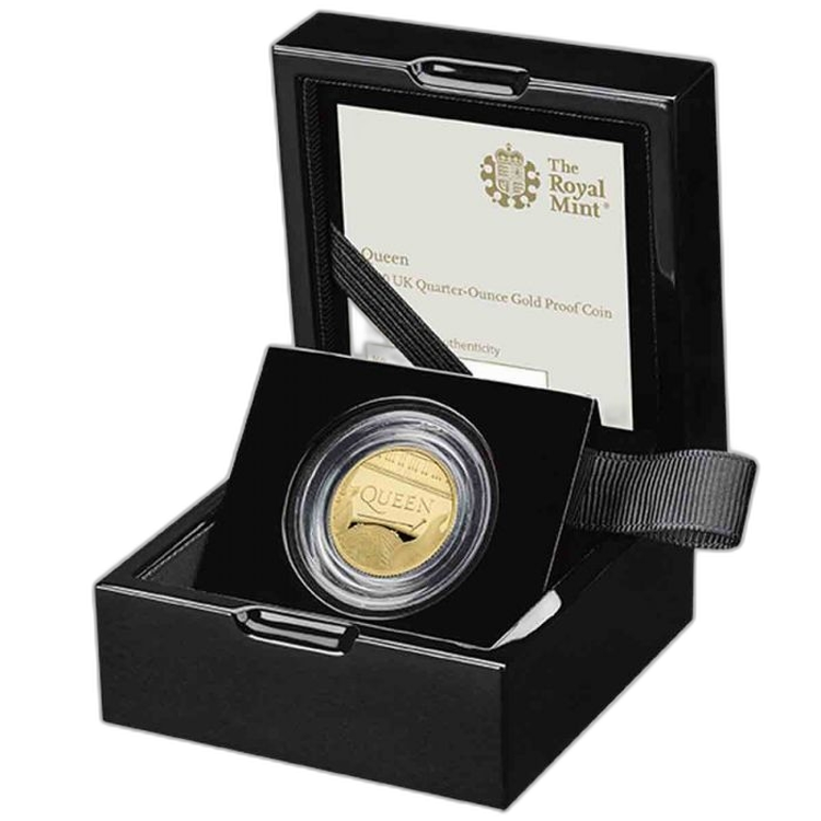 1 troy ounce gold coin Queen 2020 back