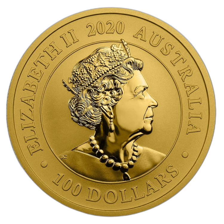 1 troy ounce gouden munt zwaan 2020 perspectief 1