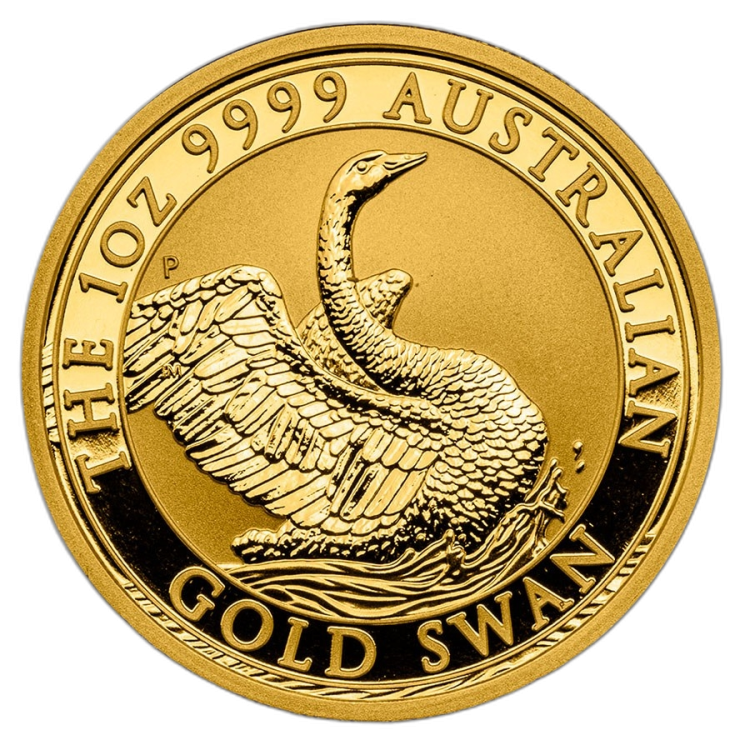 1 troy ounce gouden munt zwaan 2020 perspectief 2