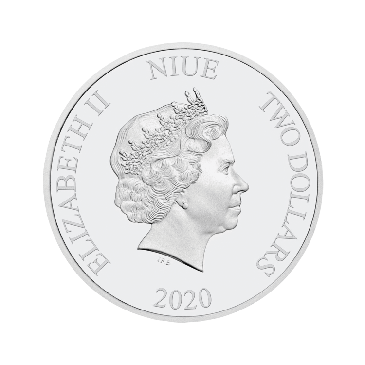 1 Troy ounce zilveren munt Disney Lunar jaar van de muis - geluk 2020 achterkant