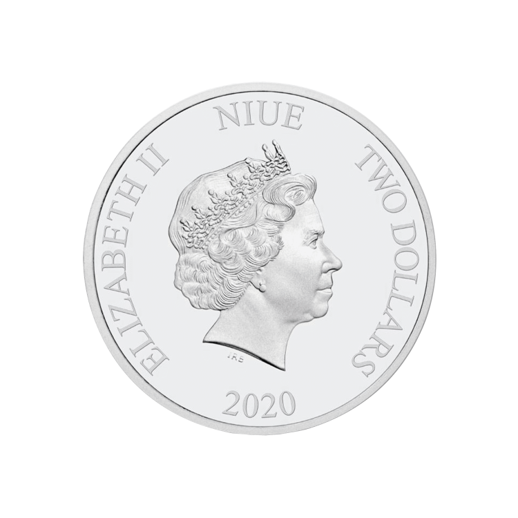 1 Troy ounce zilveren munt Disney Lunar jaar van de muis - welvaart 2020 achterkant