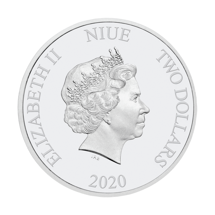 1 Troy ounce zilveren munt Disney Lunar jaar van de muis - Lang leven 2020 achterkant