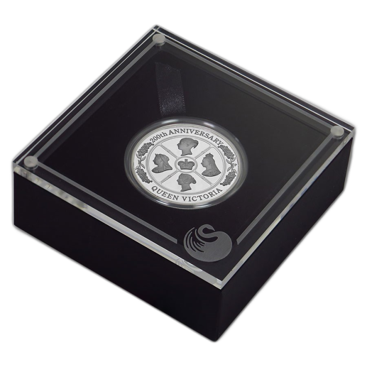 1 Troy ounce silver coin Victoria Proof 2019 back