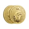 1/4 troy ounce gold coin Queens Beasts White Greyhound front