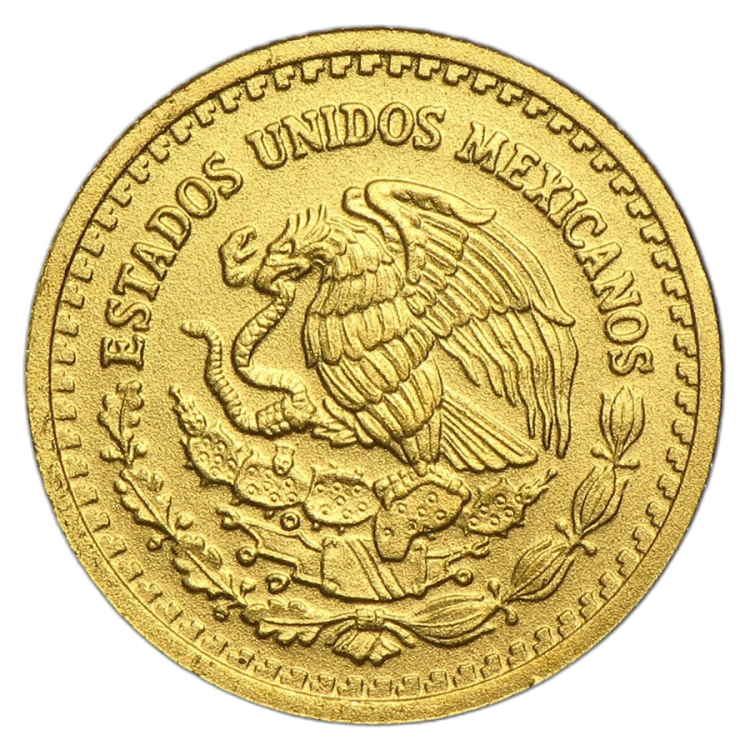 1/20 Troy ounce gouden munt Mexican Libertad achterkant