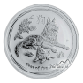 2 troy ounce zilveren Lunar munt 2018 - het jaar van de hond voorkant