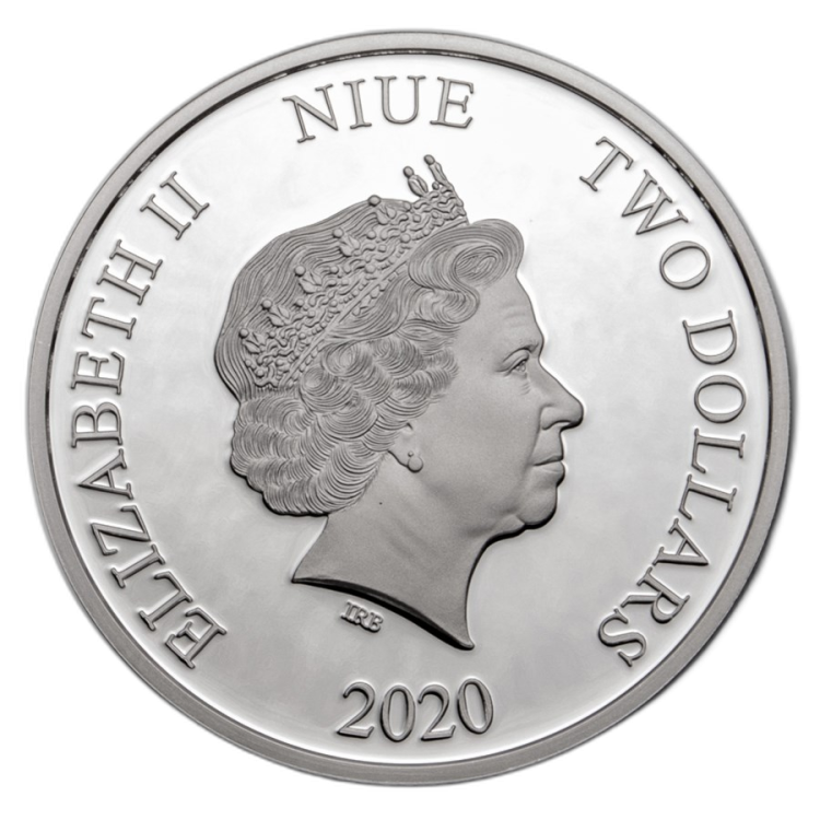 1 troy ounce zilveren munt Disney Frozen - zusjes voor altijd 2020 Proof perspectief 3