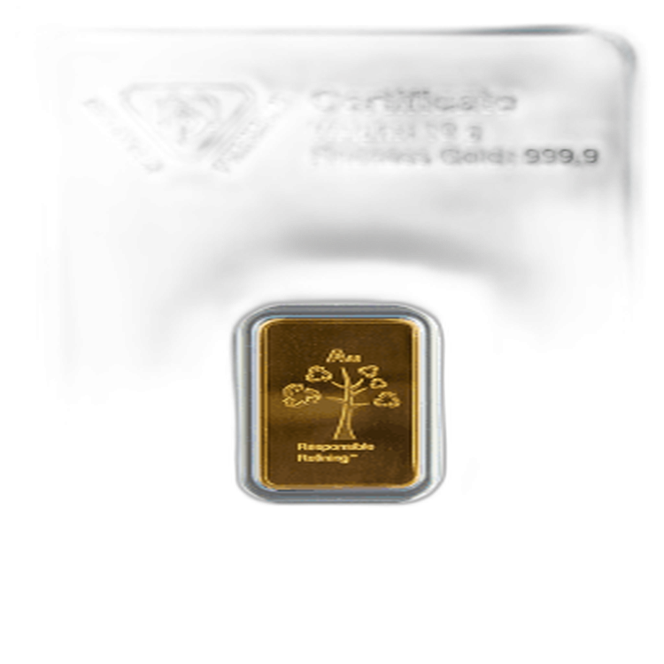 10 Gram goudbaar Metalor back