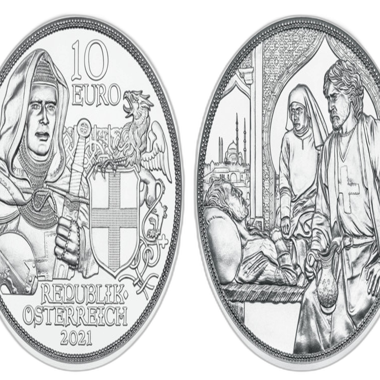 1/2 troy ounce zilveren munt Brotherhood 2021 Proof achterkant