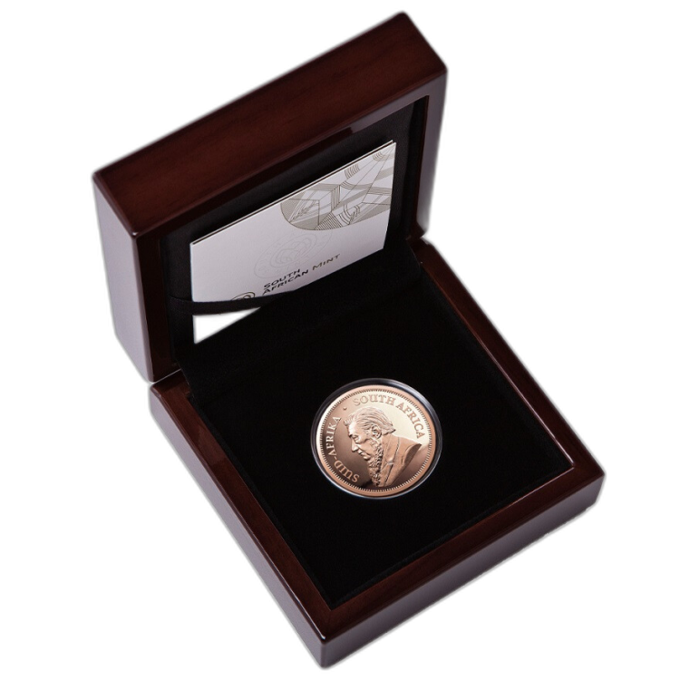 1 Troy ounce gold coin Krugerrand 2021 Proof back