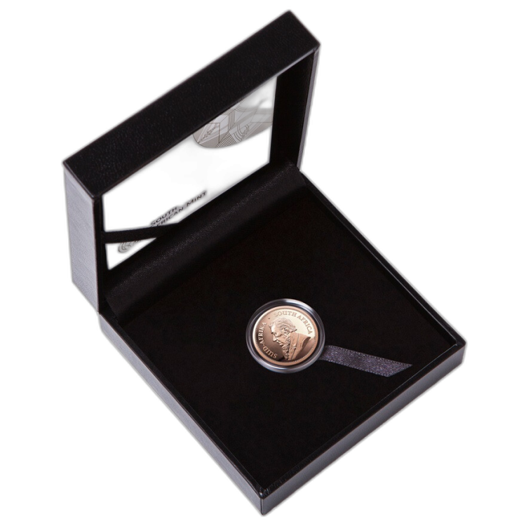 1/4 Troy ounce gouden munt Krugerrand 2021 proof achterkant