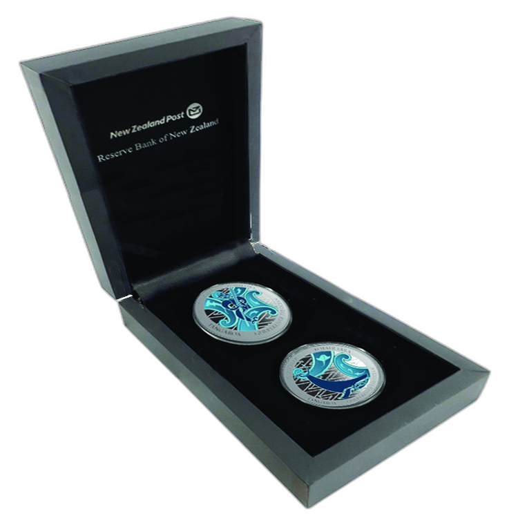 2 troy ounce zilverset God van de Zee Proof 2021 achterkant