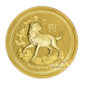 1/4 Troy ounce gouden Lunar munt 2018 voorkant