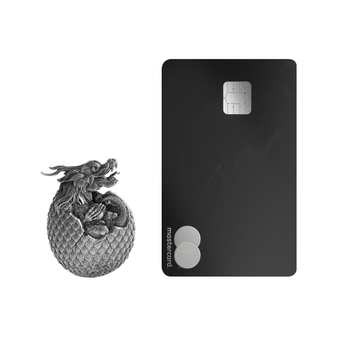 2 troy ounce zilveren munt ei van de draak 2022 voorkant