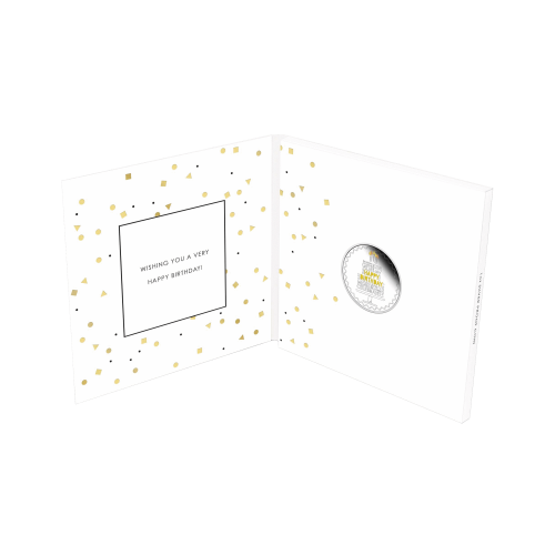 1 troy ounce zilveren munt Happy Birthday 2022 Proof voorkant