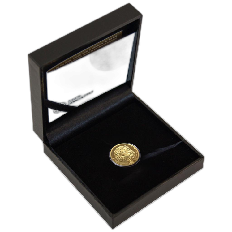 1/4 troy ounce gouden munt Big Five leeuw 2022 achterkant