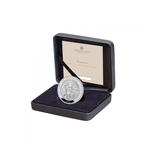 1 troy ounce zilveren munt Britannia 2022 Proof front