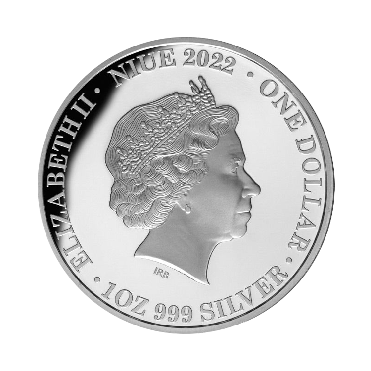 1 troy ounce zilveren honey bee proof munt - 200th anniversary achterkant
