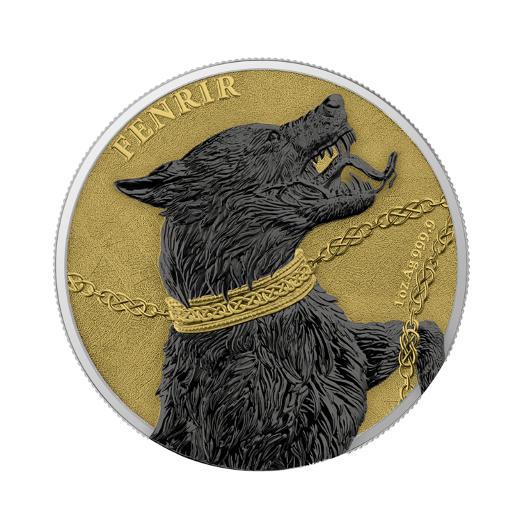 1 troy ounce zilveren munten set Germania Fenrir 2022 perspectief 1