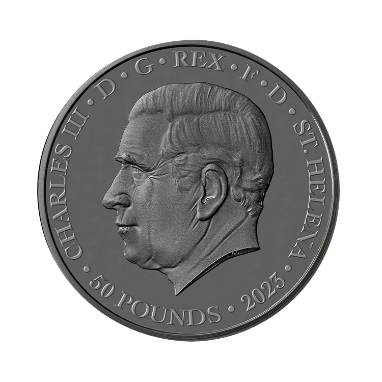 1 kilo zilveren munt George en de Draak proof achterkant