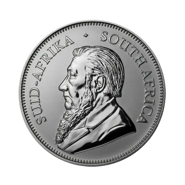 1 troy ounce silver coin Krugerrand 2017 - 50th anniversary back
