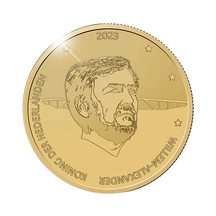 Gouden Tientje Willemstad 2023 achterkant